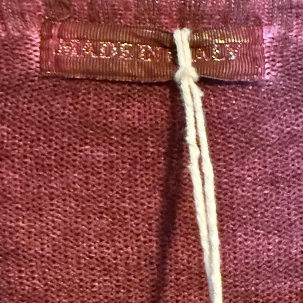 Made in Italy NWT size small/medium pink and gold long sleeve top - Picture 3 of 6